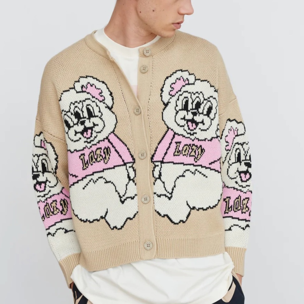 Lazy Oaf three eyes Bearing Cardigan